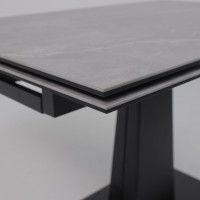 Стол раздвижной AV 2119 1200 (1800)*800 серый матовый LARKA GREY/черный купить в Минске