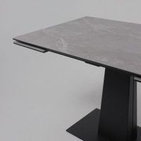 Стол раздвижной AV 2119 1200 (1800)*800 серый матовый LARKA GREY/черный купить в Минске