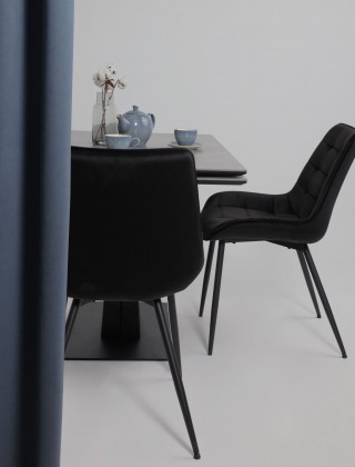 Стол раздвижной AV 2119 1200 (1800)*800 серый матовый LARKA GREY/черный купить в Минске