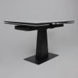 Стол раздвижной AV 2119 1200 (1800)*800 белый матовый SNOW WHITE/черный купить в Минске