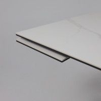 Стол раздвижной AV 2119 1200 (1800)*800 белый матовый SNOW WHITE/черный купить в Минске Стол раздвижной AV 2119 1200 (1800)*800 белый матовый SNOW WHITE/черный купить в Минске