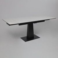Стол раздвижной AV 2119 1200 (1800)*800 белый матовый SNOW WHITE/черный купить в Минске Стол раздвижной AV 2119 1200 (1800)*800 белый матовый SNOW WHITE/черный купить в Минске