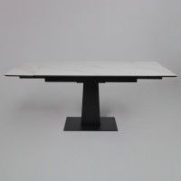 Стол раздвижной AV 2119 1200 (1800)*800 белый матовый SNOW WHITE/черный купить в Минске Стол раздвижной AV 2119 1200 (1800)*800 белый матовый SNOW WHITE/черный купить в Минске