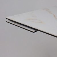 Стол раздвижной AV 2122 МДФ+керамика 1400 (2000)*850 белый, глянцевый CARLA LARKIN/черный купить в Минске Стол раздвижной AV 2122 МДФ+керамика 1400 (2000)*850 белый, глянцевый CARLA LARKIN/черный купить в Минске