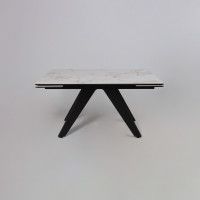 Стол раздвижной AV 2122 МДФ+керамика 1400 (2000)*850 натуральный, глянцевый GOLD JADE/черный купить в Минске Стол раздвижной AV 2122 МДФ+керамика 1400 (2000)*850 натуральный, глянцевый GOLD JADE/черный купить в Минске