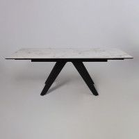 Стол раздвижной AV 2122 МДФ+керамика 1400 (2000)*850 натуральный, глянцевый GOLD JADE/черный купить в Минске Стол раздвижной AV 2122 МДФ+керамика 1400 (2000)*850 натуральный, глянцевый GOLD JADE/черный купить в Минске