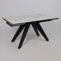 Стол раздвижной AV 2122 МДФ+керамика 1400 (2000)*850 натуральный, глянцевый GOLD JADE/черный купить в Минске Стол раздвижной AV 2122 МДФ+керамика 1400 (2000)*850 натуральный, глянцевый GOLD JADE/черный купить в Минске