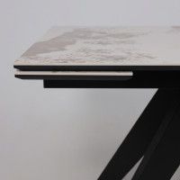 Стол раздвижной AV 2122 МДФ+керамика 1400 (2000)*850 белый, глянцевый PANDORA/черный купить в Минске Стол раздвижной AV 2122 МДФ+керамика 1400 (2000)*850 белый, глянцевый PANDORA/черный купить в Минске