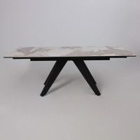 Стол раздвижной AV 2122 МДФ+керамика 1400 (2000)*850 белый, глянцевый PANDORA/черный купить в Минске Стол раздвижной AV 2122 МДФ+керамика 1400 (2000)*850 белый, глянцевый PANDORA/черный купить в Минске