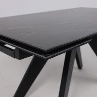 Стол раздвижной AV 2122 МДФ+керамика 1400 (2000)*850 черный, матовый SHAKESPEARE/черный купить в Минске Стол раздвижной AV 2122 МДФ+керамика 1400 (2000)*850 черный, матовый SHAKESPEARE/черный купить в Минске