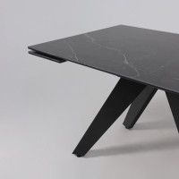 Стол раздвижной AV 2122 МДФ+керамика 1400 (2000)*850 черный, матовый SHAKESPEARE/черный купить в Минске Стол раздвижной AV 2122 МДФ+керамика 1400 (2000)*850 черный, матовый SHAKESPEARE/черный купить в Минске