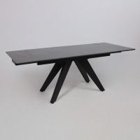 Стол раздвижной AV 2122 МДФ+керамика 1400 (2000)*850 черный, матовый SHAKESPEARE/черный купить в Минске Стол раздвижной AV 2122 МДФ+керамика 1400 (2000)*850 черный, матовый SHAKESPEARE/черный купить в Минске