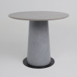 Стол AV 2317 МДФ+керамика 900*900 матовый LARKA GREY/черный+HPL Будда купить в Минске