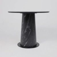 Стол AV 2317 МДФ+керамика 900*900 черный, матовый SHAKESPEARE/черный+HPL Асти купить в Минске