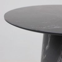 Стол AV 2317 МДФ+керамика 900*900 черный, матовый SHAKESPEARE/черный+HPL Асти купить в Минске