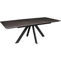 Стол раздвижной ELIOT 160 (черный/керамика мрамор черный) купить в Минске