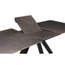 Стол раздвижной ELIOT 160 (черный/керамика мрамор черный)