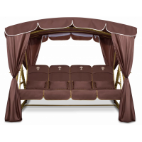 Качели садовые Элегант Люкс+ Ковка (Золото)