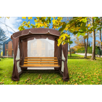 Качели садовые Элит Люкс Вуд купить в Минске