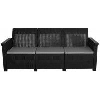 Диван трехместный Adriano Basegi 3 темно-серый купить в Минске Диван трехместный Adriano Basegi 3 темно-серый купить в Минске