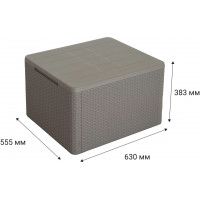 Набор садовой мебели Adriano Basegi (диван, два кресла и столик) капучино купить в Минске