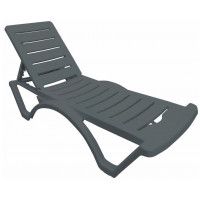 Шезлонг ADRIANO Classic графит