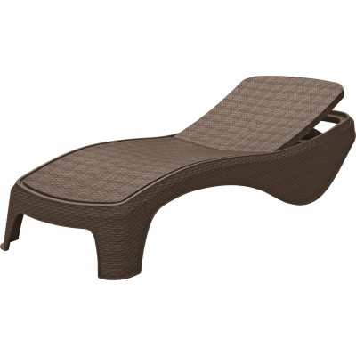 Шезлонг KETER Atlantic sun lounger (Атлантик) капучино  купить в Минске