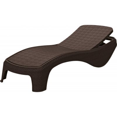 Шезлонг KETER Atlantic sun lounger (Атлантик) коричневый купить в Минске