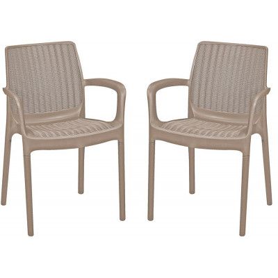 Набор уличной мебели (два кресла) Bali капучино купить в Минске