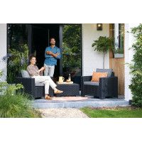 Набор уличной мебели (два кресла) California графит купить в Минске