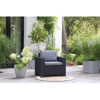 Набор уличной мебели (два кресла) California графит купить в Минске