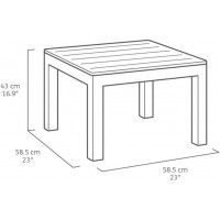 Комплект мебели Claire 2-seater Set (2х-местный диван, 2 кресла, столик) графит купить в Минске