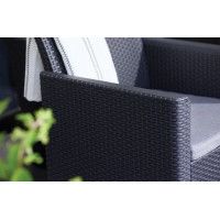 Комплект мебели Claire 2-seater Set (2х-местный диван, 2 кресла, столик) графит купить в Минске