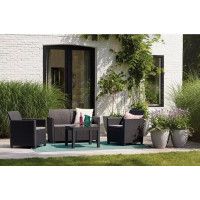 Комплект мебели Claire 2-seater Set (2х-местный диван, 2 кресла, столик) графит купить в Минске