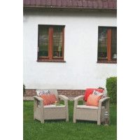 Набор садовой мебели CORFU DUO капучино купить в Минске Набор садовой мебели CORFU DUO капучино купить в Минске
