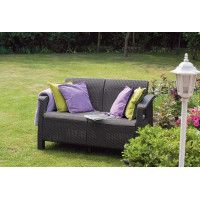 Скамья двухместная CORFU II LOVE SEAT коричневый купить в Минске
