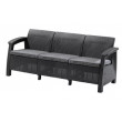 Скамья трехместная CORFU II MAX LOVE SEAT графит купить в Минске