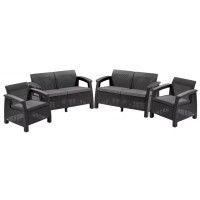 Набор садовой мебели Corfu Rest (Корфу Рест) графит