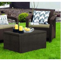 Набор садовой мебели Corfu Set (Корфу Сэт) коричневый купить в Минске Набор садовой мебели Corfu Set (Корфу Сэт) коричневый купить в Минске