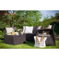 Набор садовой мебели Corfu Set (Корфу Сэт) коричневый купить в Минске Набор садовой мебели Corfu Set (Корфу Сэт) коричневый купить в Минске