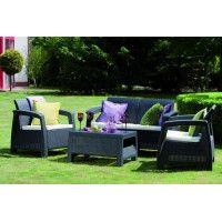Набор садовой мебели Corfu Set (Корфу Сэт) графит купить в Минске