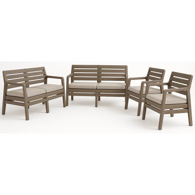 Комплект мебели Delano Rest Set (2 дивана, 2 кресла) капучино купить в Минске