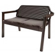 Набор садовой мебели Easy Comfort (диван, 2 кресла, стол) коричневый купить в Минске