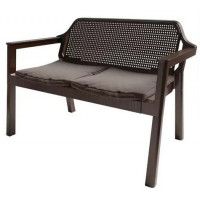 Набор садовой мебели Easy Comfort (диван, 2 кресла, стол) коричневый купить в Минске