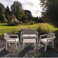 Набор садовой мебели Easy Comfort (диван, 2 кресла, стол) капучино купить в Минске