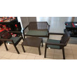 Набор садовой мебели Easy Comfort (диван, 2 кресла, стол) графит купить в Минске