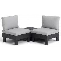 Набор садовой мебели Elements Balcony графит/серый купить в Минске