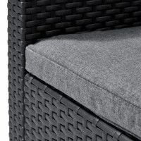 Набор садовой мебели Elodie (два кресла, стол) графит купить в Минске