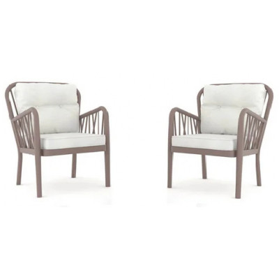 Набор садовой мебели Gala Duo (2 кресла) капучино купить в Минске