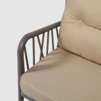 Набор садовой мебели Gala Lounge (диван, два кресла и столик) капучино купить в Минске Набор садовой мебели Gala Lounge (диван, два кресла и столик) капучино купить в Минске